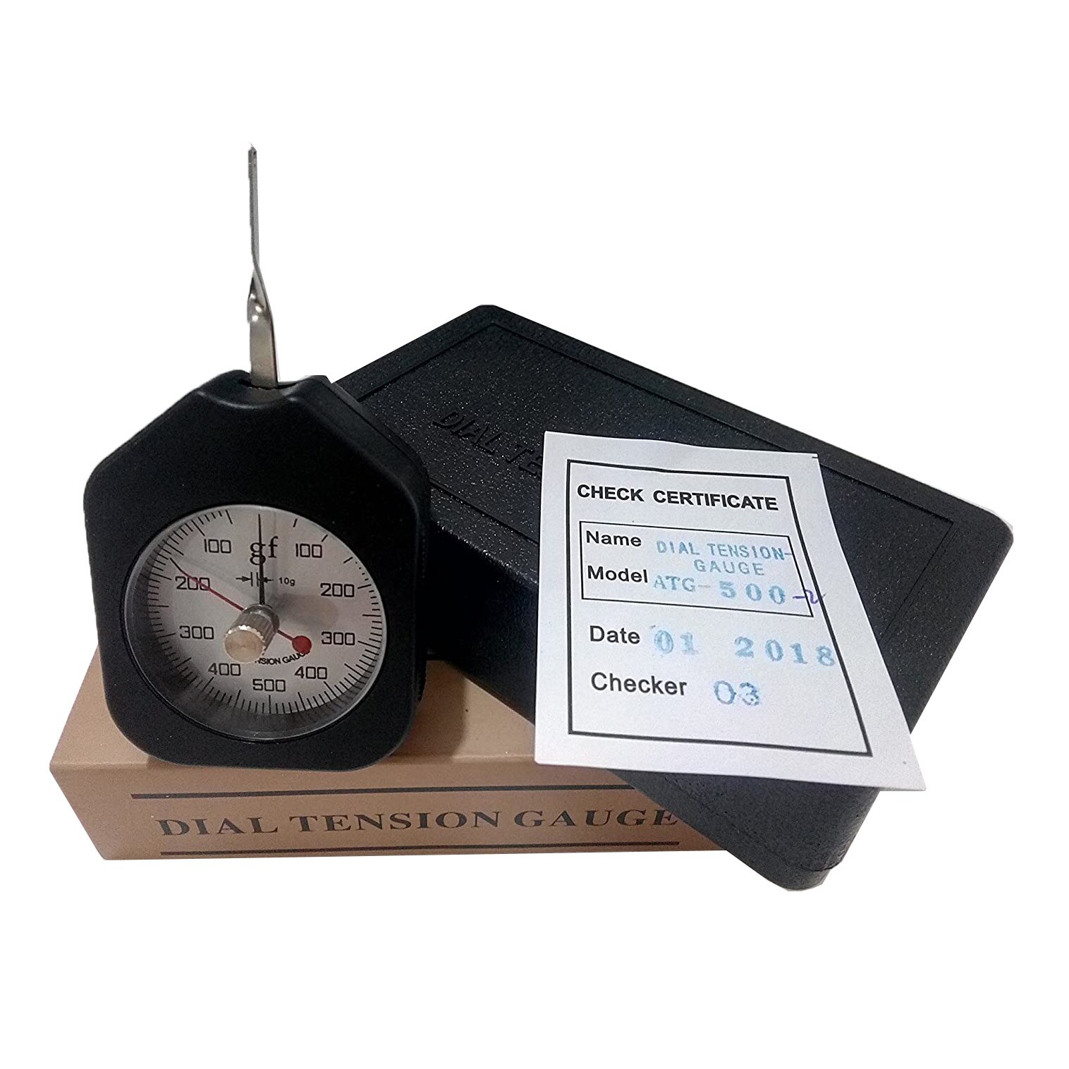 Force Gauge Tensiometer Gram Spanningsmeter Dial Tension Gauge Gram Met 500G