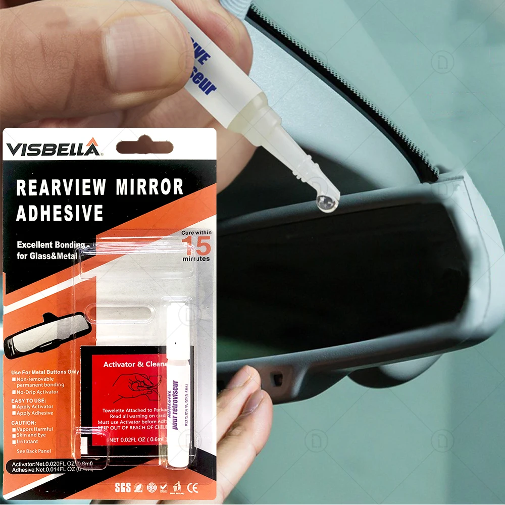 Auto achteruitkijkspiegel lijm DIY reparatie accessoires lijmen voor glas en metaal