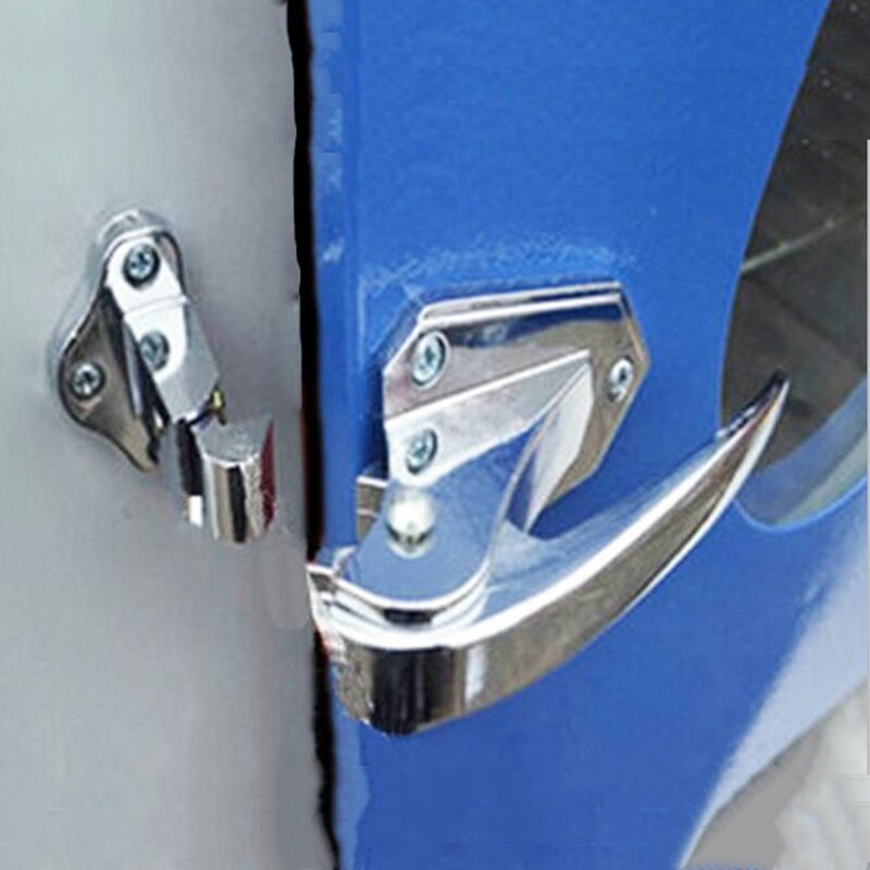 Zinklegering Deurklink Slot Verende Pull Handvat Klink Voor Oven Koelkast Vriezer Opslag Industriële Accessoires