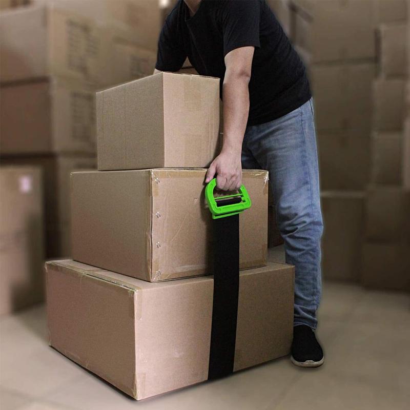 1pc Moving Artifact Portable Moving Belt Adjustable For Furniture Straps Straps Boxes Mattress Lifting Moving Green M5I0