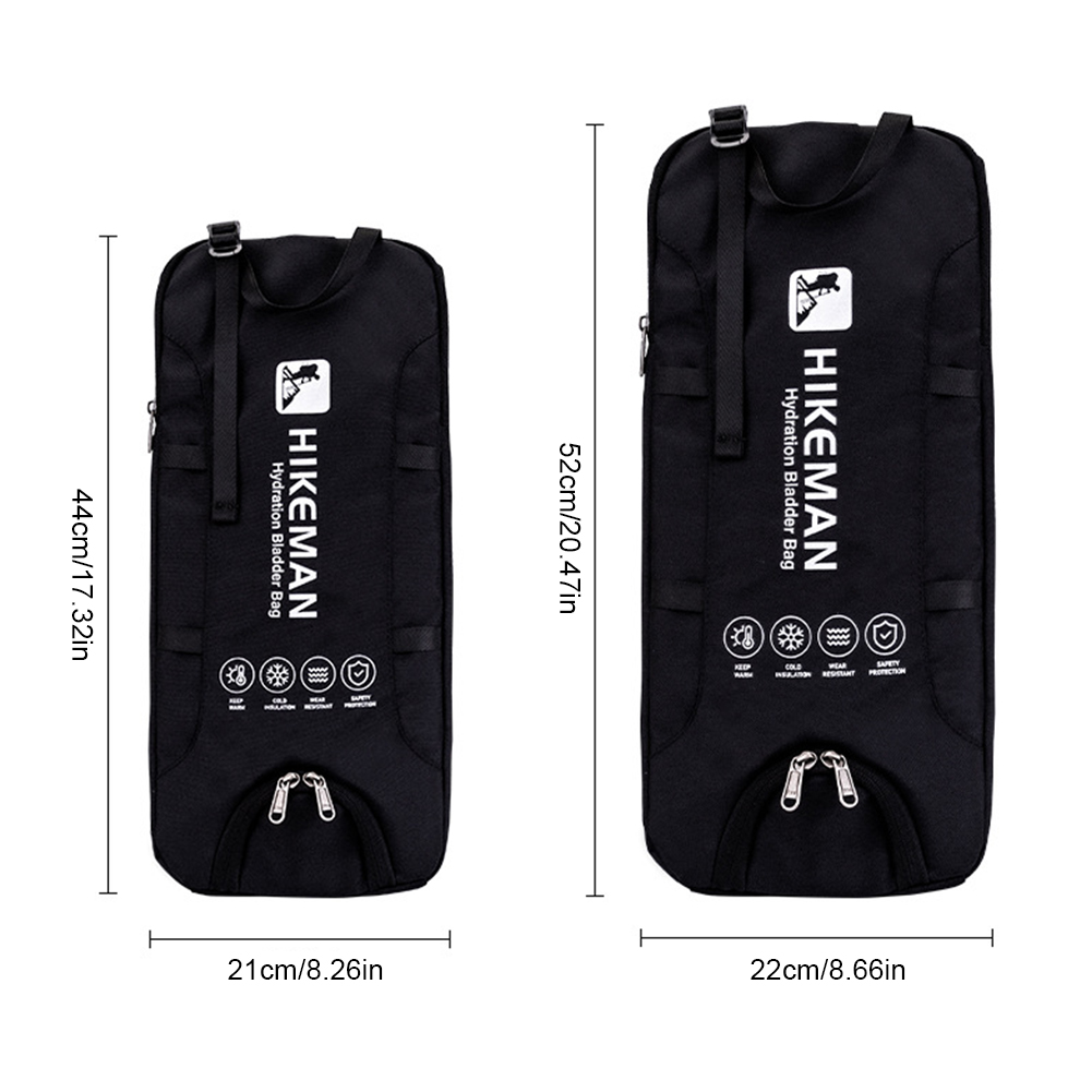 Insulated Cooler Bag for 1-2L & 2-3L Water Bladder Water Bladder Insulator Bag Protective Insulated Sleeve for Camping Skiing
