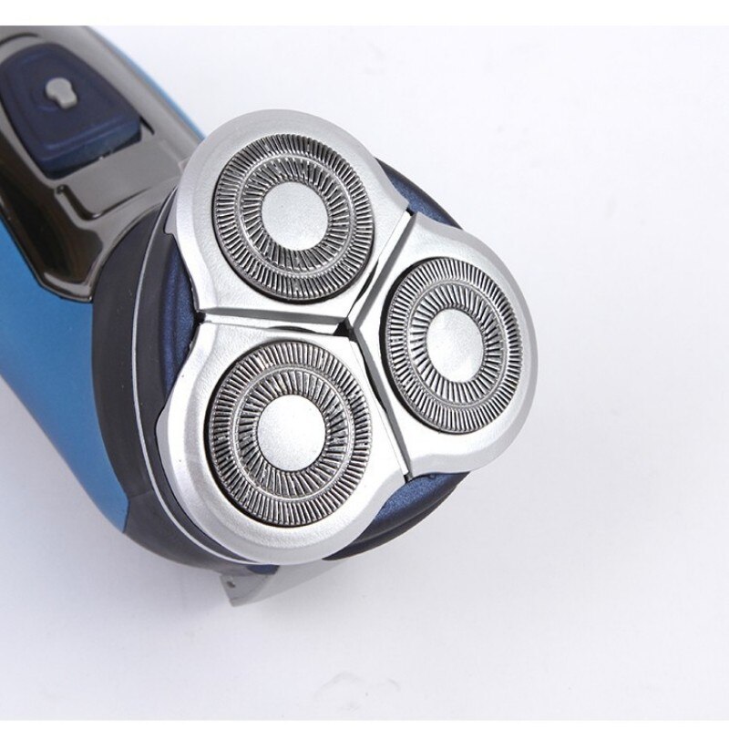 Wodoodporna akumulator przenośny męskie golarka elektryczna potroić ostrze elektryczne maszynki robić golenia Navalhas maszynka robić golenia