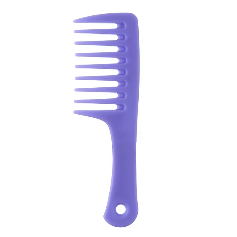 Pettine per capelli ricci a denti larghi grande Pettine per capelli lisci da donna ricci Nessun nodo Pettine per parrucchiere addensato Strumenti per lo styling dei capelli: Rosso