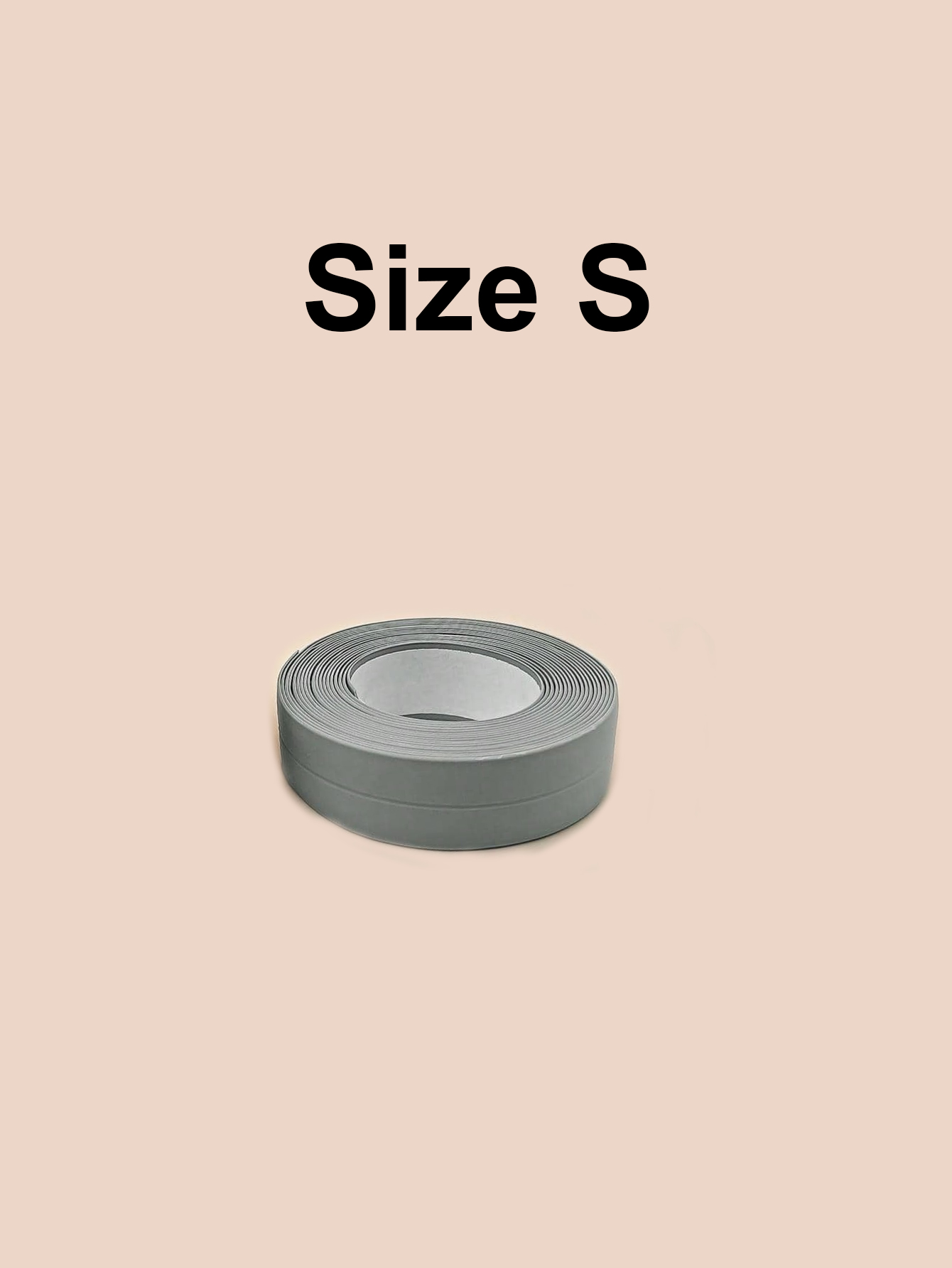 Shower Bath Sealing Tape Strips Pvc Self Adhesive Waterproof Wall Sticker for Bathroom Kitchen Seal Caulk Strip Sink Mold Proof: Silver