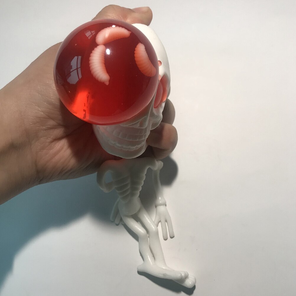 1Pcs Rubber Bal Water Bal Alien Vormige Duurzaam Portative Anti-Stress Walging Zachte Decompressie Bal Voor Home ontspannen