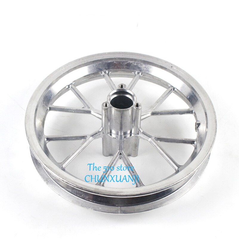 1 Pair Front Rear 121/2 x 2.75 Tire Wheel Rim Replacement for 49cc Mini Moto Pocket Dirt Bike, Silver