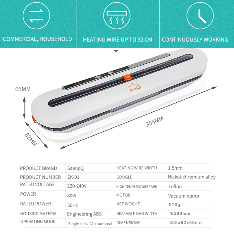 Food Vacuum Sealer Best Automatic Commercial Household Vacuum Food Sealer Packaging Machine Include Vacuum Sealer Machine