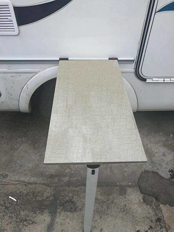 DREAMRV Caravan External Folding Table Aluminum RV Picnic Caravan Wall Table Parts Motorhome Accessory Folding Table Leg