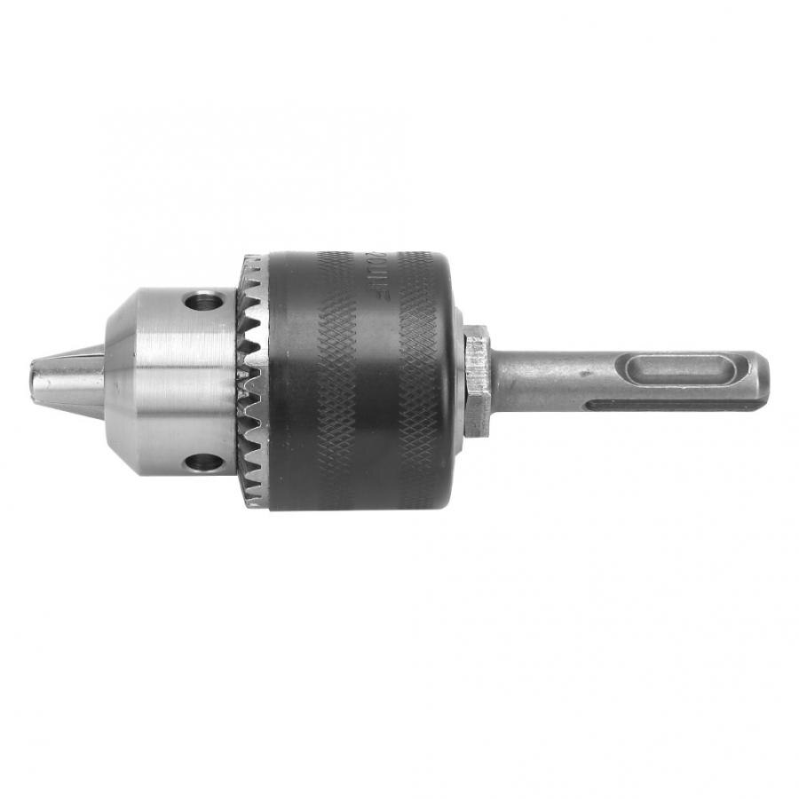 Drill Chuck 1.5-13mm 1/2-20UNF Key Type Drill Chuck with SDS Round Shank Adapter Electric Hammer Converter