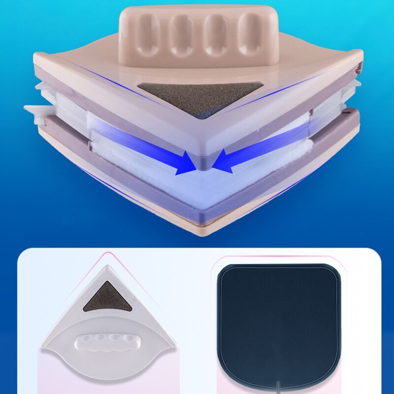 Double Side Glass Cleaning Brush Magnetic Window Cleaning Magnets Household Cleaning Tools Wiper Useful Surface Brushs