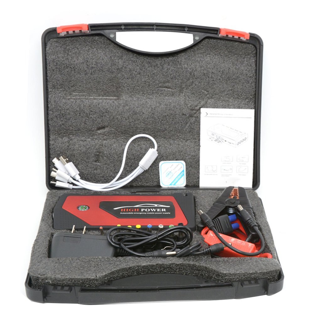 Mini Portable Car Jump Starter Emergency Starting Device USB Ports Mobile Power for Phone Battery Charger