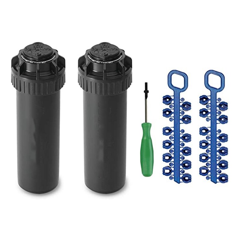 1Set Rotor Sprinkler Head Adjustable 40-360 Degree Part-Circle, 4 Inch -Up Lawn Sprayer Irrigation System: Default Title