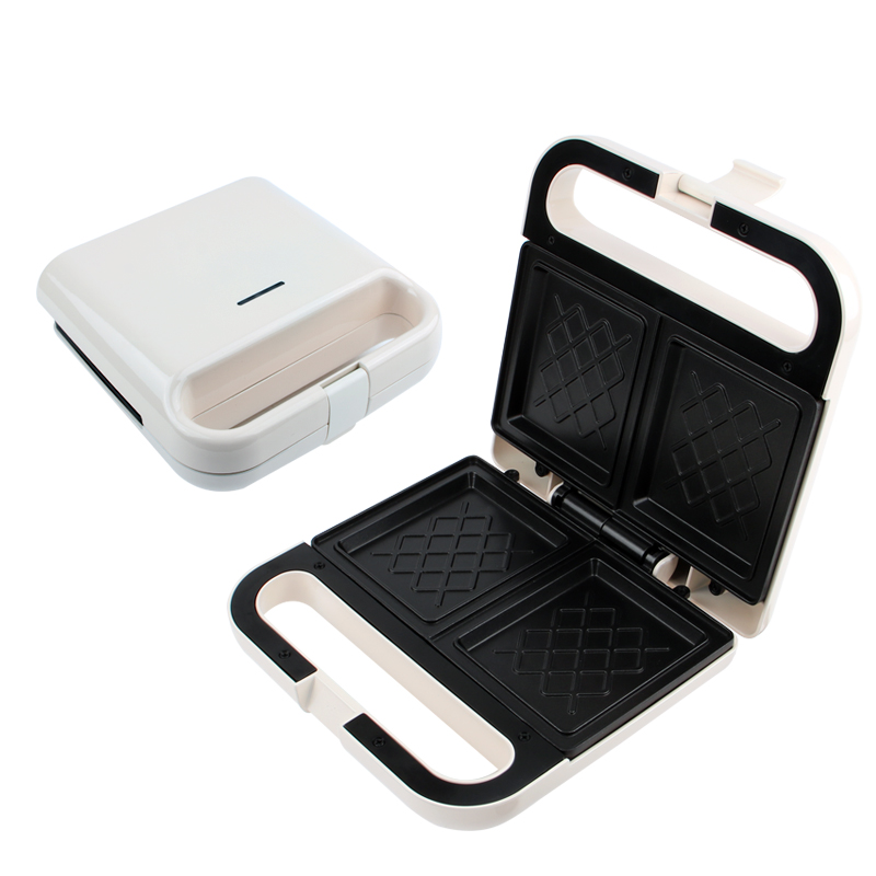 Máquina eléctrica para sándwiches Panini, sartén multifunción para hornear, máquina ligera para desayuno, gofres, pan, tostador, tortilla, carne, parrilla: Castaño