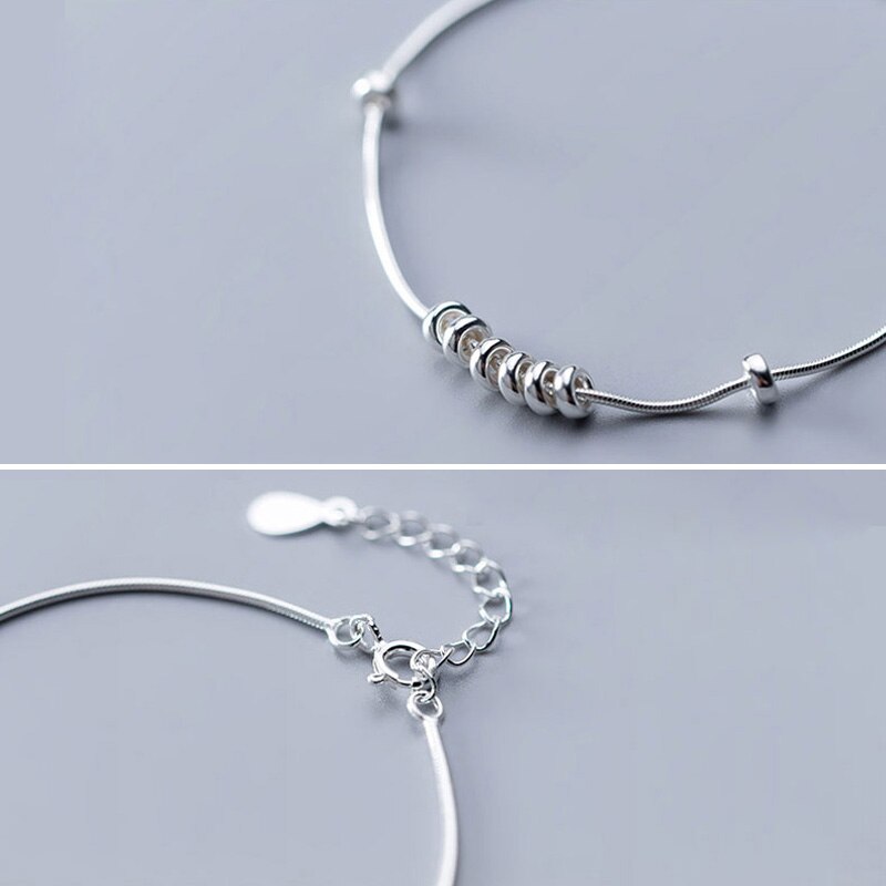 La Monada Minimalist Bracelets For Women Silver 925 Sterling Jewelry Fine Chain 925 Sterling Silver Women's Bracelet Female