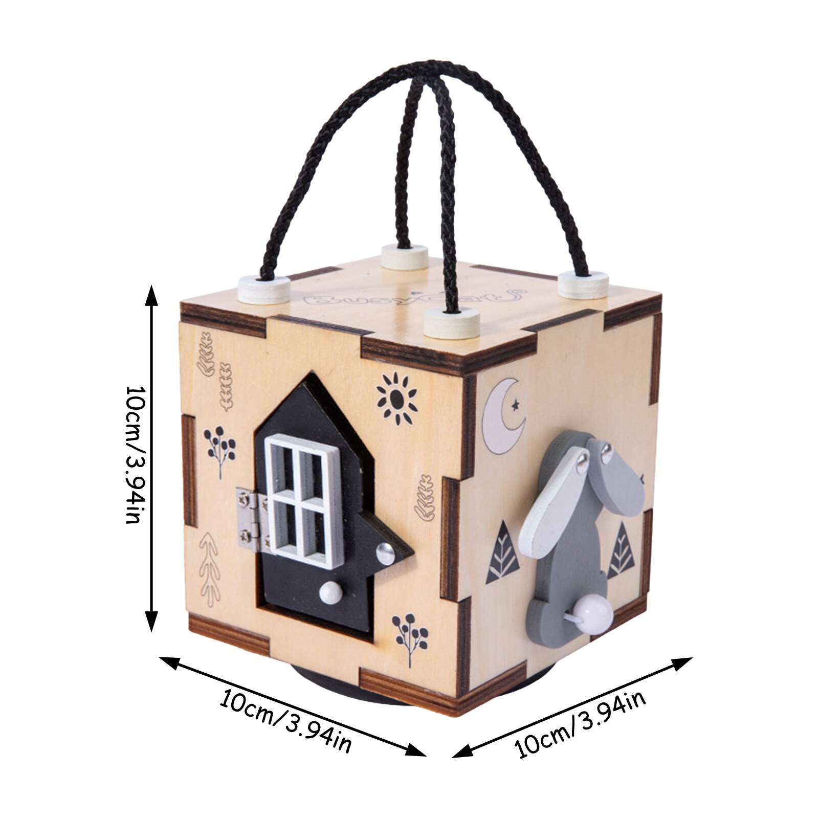 Banc de travail en bois pour enfants, ensemble d&#39;outils multicolores, Mini jouet de Simulation, maison de jeu d&#39;intelligence Interactive Parent-enfant: Busy Puzzle Toy 1