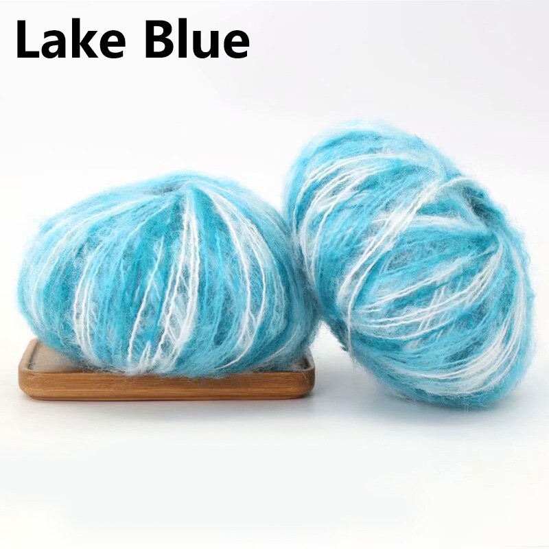 25g 14 couleurs fil de laine coloré pour tricoter Segment teint 1 brin à la main fils au Crochet pour tricoté chapeau écharpe pull: 4