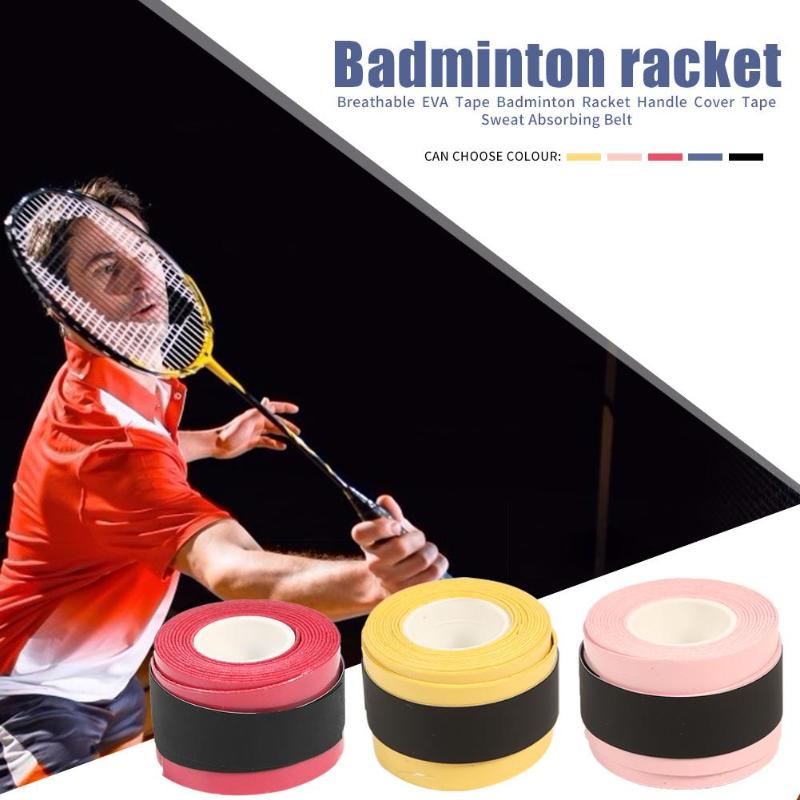 Fiskestang badmintonketcher tape anti-skrid håndlim svedabsorberende bælte tape badmintonketcher cover tape isolerende ærme
