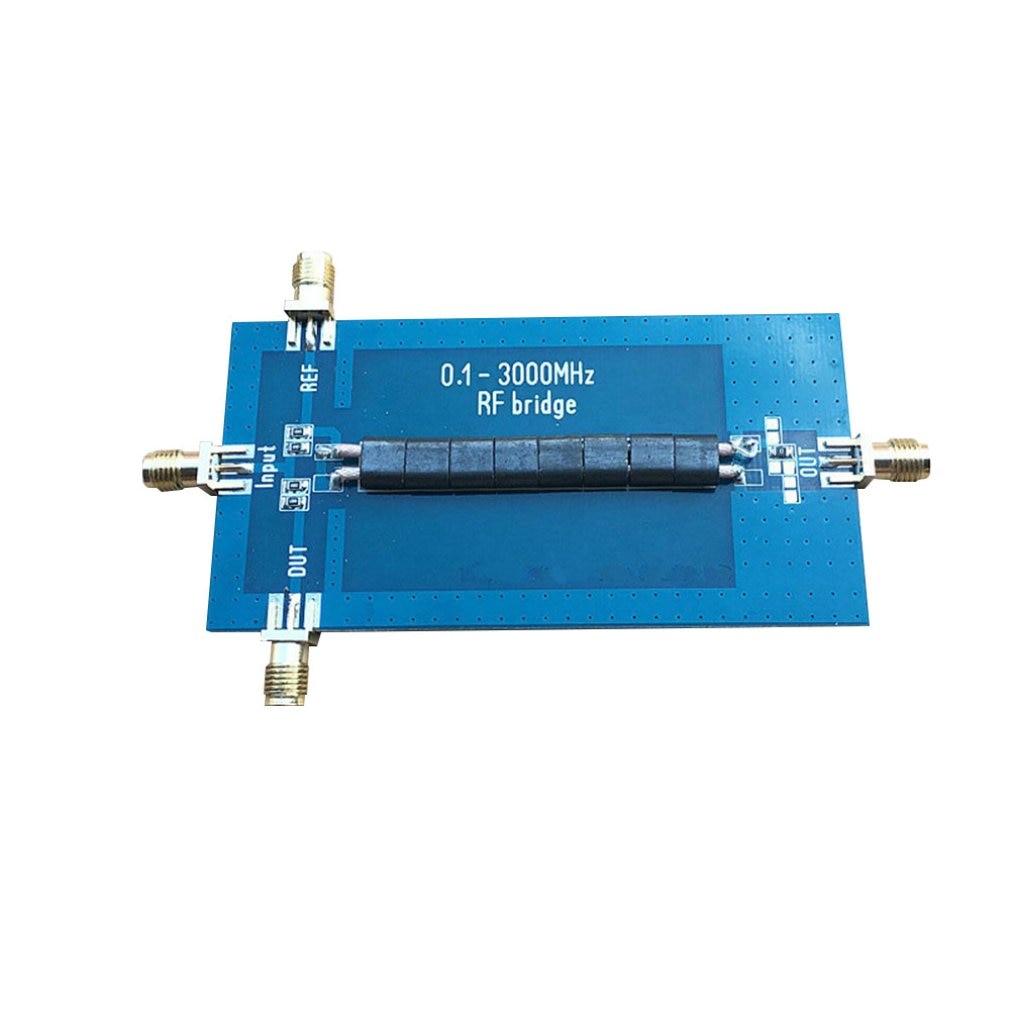 Analizador de antena RF SWR, puente de reflexión, 0,1-3000 MHZ, VHF UHF VSWR, módulo electrónico de antena de pérdida de retorno