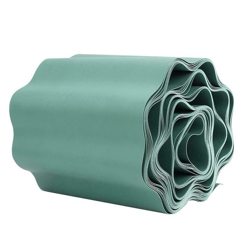 AFBC Garden Lawn Edging Strip Flexible Plastic Decoration Border Courtyard Fence 9M
