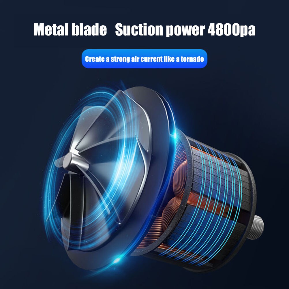 Handheld Vacuum Cleaner Wet and Dry Vacuum Cleaner Portable Handheld Vac Cleaner for Car Interior & Home & Computer Cleaning