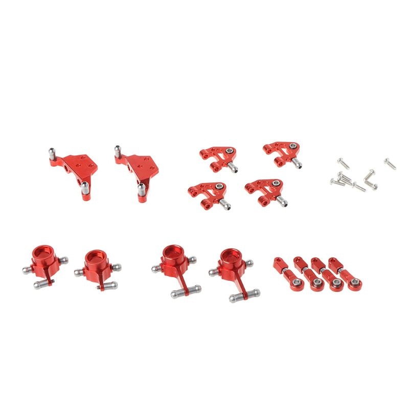 Metallo impostato Completo Aggiornamento Parti per Wltoys 1/28 P929 P939 K979 K989 K999 K969 Parti di Automobili del Rc: Rosso