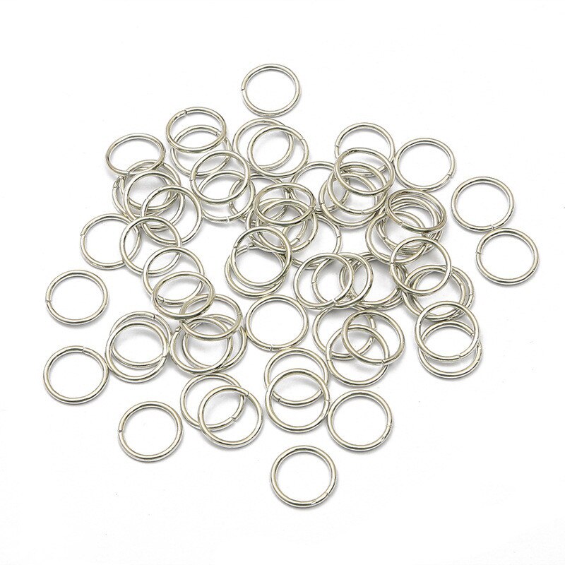 Ensemble de 200 anneaux de cheveux tressés, 0.8x8mm, petite ouverture, perle, Dreadlock, Clip, tresse pour tresses africaines, accessoires décoratifs: NO.2