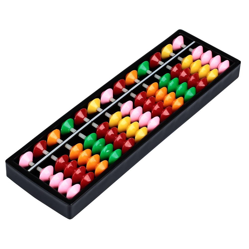 Abacus Children Math Leaning Brain Developing Educational Toy Student children's mental arithmetic abacus colorful 13 files