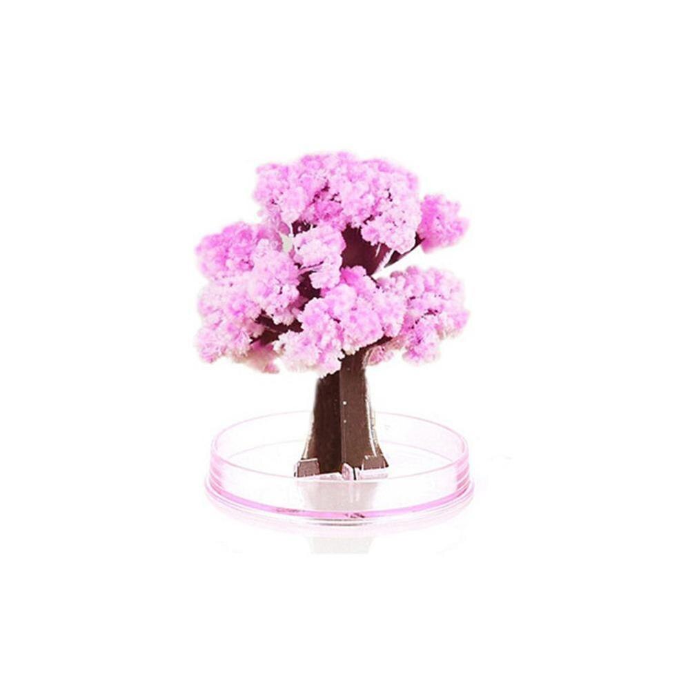 Mini decoraciones para árboles de Navidad con flores mágicas, árbol mágico en flor, juguete para niños, de Navidad: C