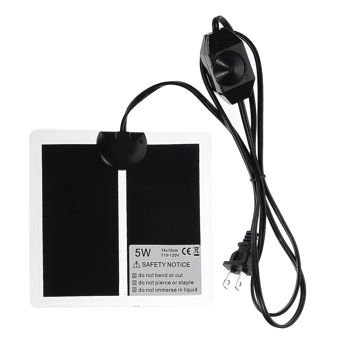20W Heating Warm Pad Adjustable Temperature Controller Incubator Mat Tools Terrarium Reptiles Heat Mat Climbing Pet: 5W