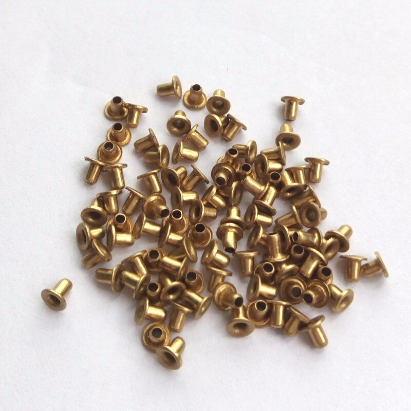 500 st brons mässing flisa metall öglor för scrapbooking pyssel utsmyckning kläder kort hantverk docka dekoration: Mässing