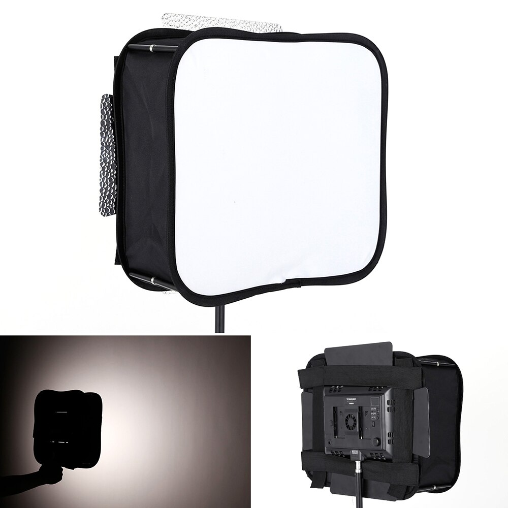 SB600 Foldable Studio Softbox Diffuser for YONGNUO YN600L II YN600S YN600RGB YN600AIR YN900 LED Video Light Panel & Similar
