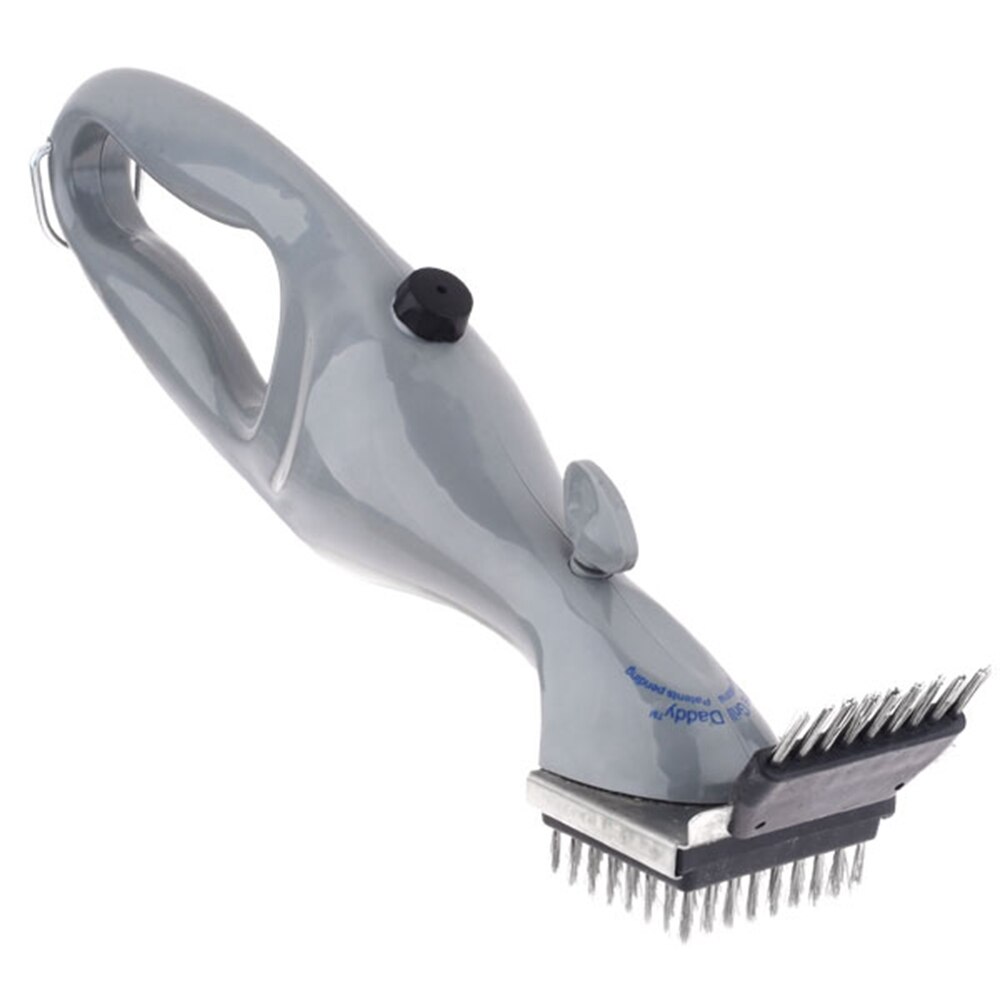 Gas BBQ Grill Cleaning Brush Barbecue Cleaner Clean Tools - Grey