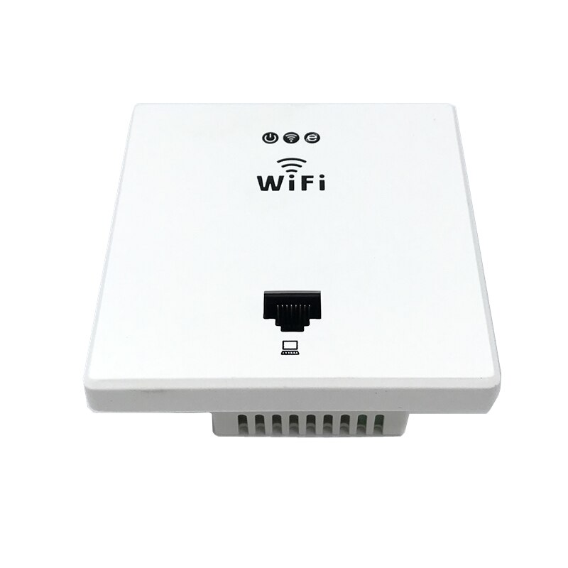 ANDDEAR White Wireless WiFi in Wall AP Hotel Rooms Wi-Fi Cover Mini Wall-mount AP Router Access Point