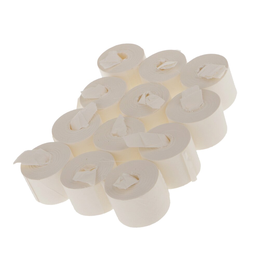 Magic Trick Paper Coil - 12 Pieces - 19 Meters - White - Beginner Stage Illusion Tool
