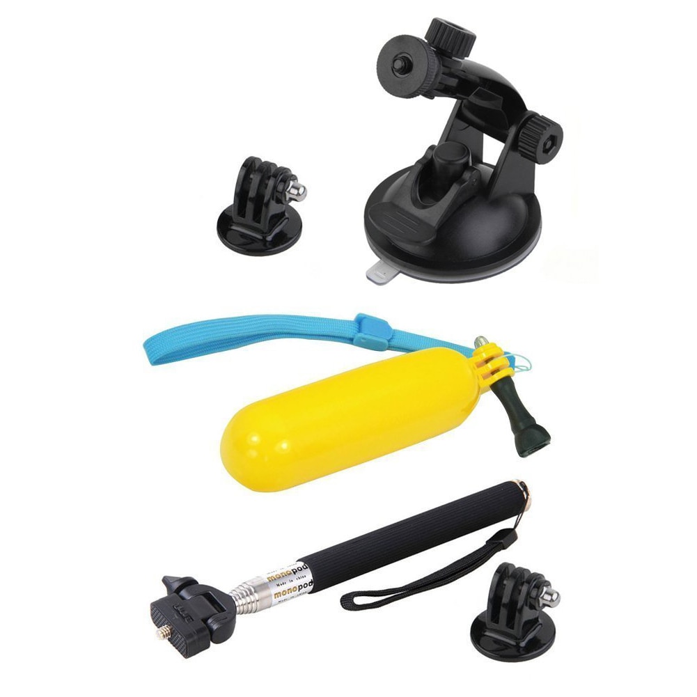 Saugnapf Schwimm Berg + Griff Einbeinstativ Zubehör Kit Für GoPro Hero 3 3 + 4 ANART SPC-01 (W8) SPC-04 (A8) SPC-09 (W9) Kamera