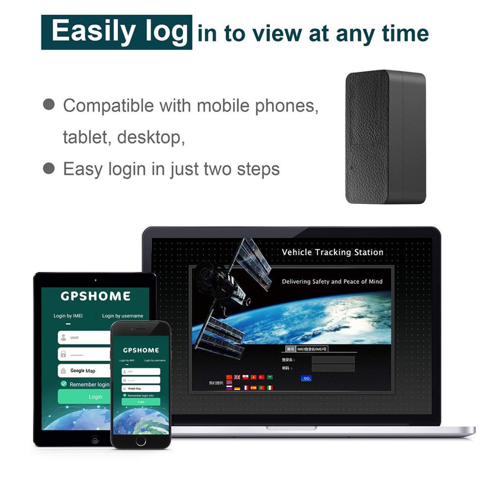 Mini GPS Smart Tracker,Real-Time Tracking GSM/GPS dual-mode Positionaing Anti-Lost Locator for Kids,Pets,Vehicles