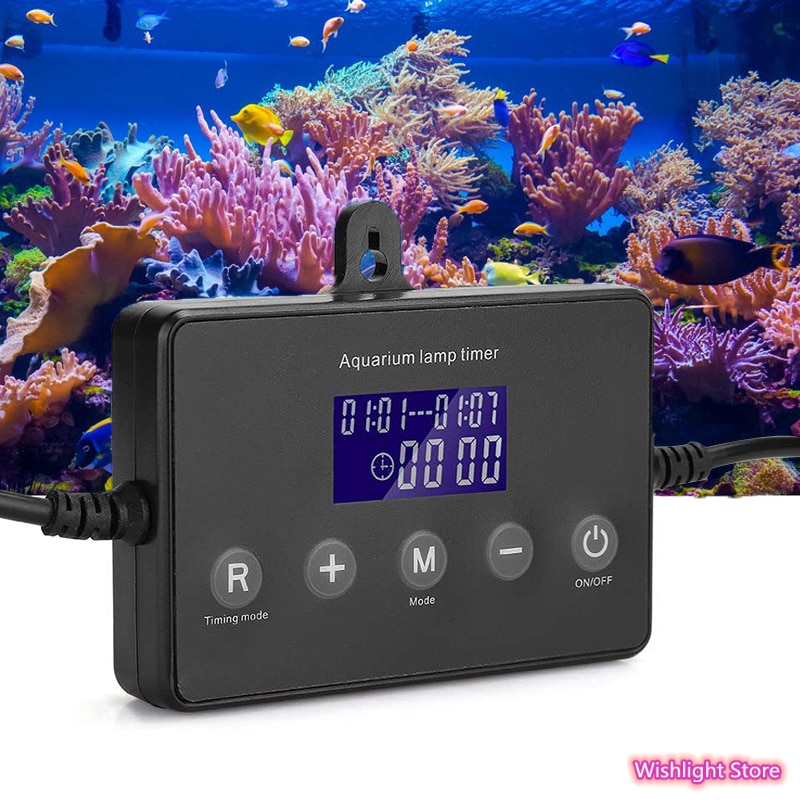 LED Aquarium Light Controller Sunrise Sunset Dimmer Modulator Fish Tank Timing Control Intelligent Lighting