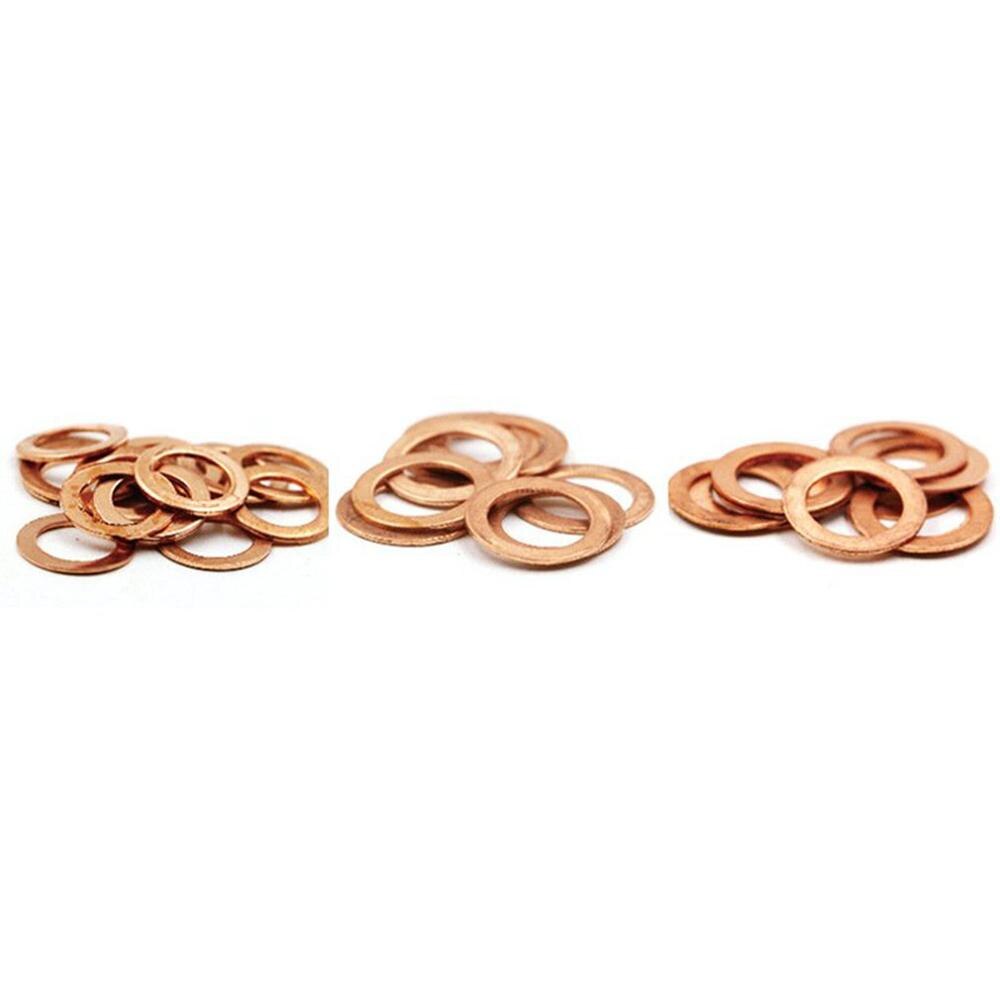 110pcs copper washer combination boxed copper washers Copper Washer Assortment Flat Ring combination washer