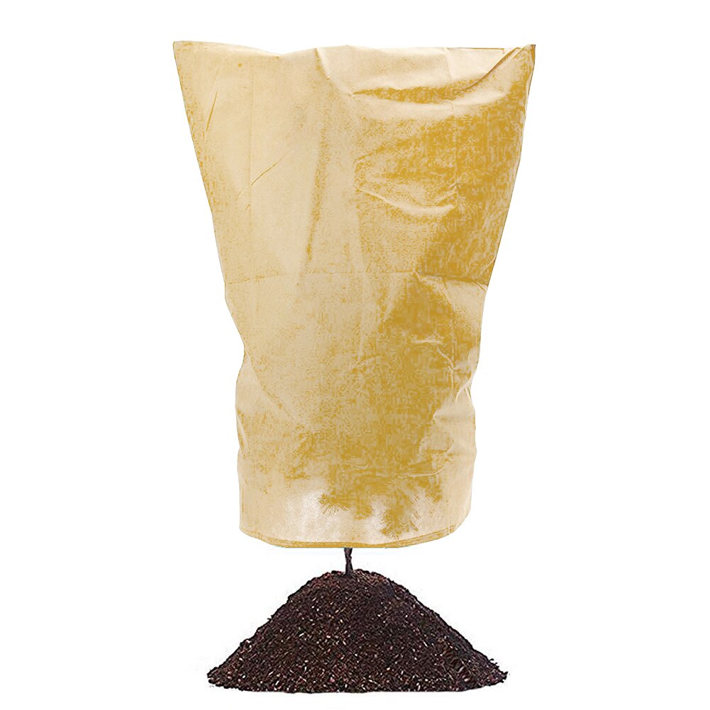 Horticultural Antifreeze Bag Tree Cover Plant Winter Warm Cover Tree Shrub Frost Protection Bag for Yard Garden 100x80/80x60CM
