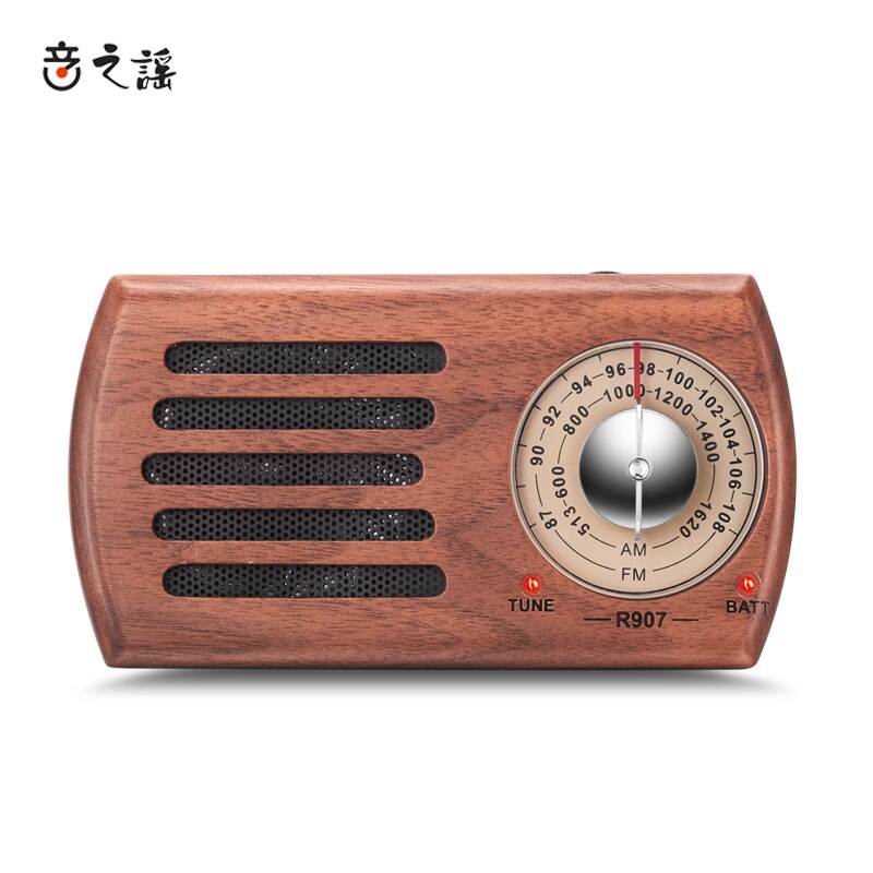 REDAMIGO Solid Wood Digital FM Radio AM Mini linternet Radio Portable FM AM Radio RADR917+