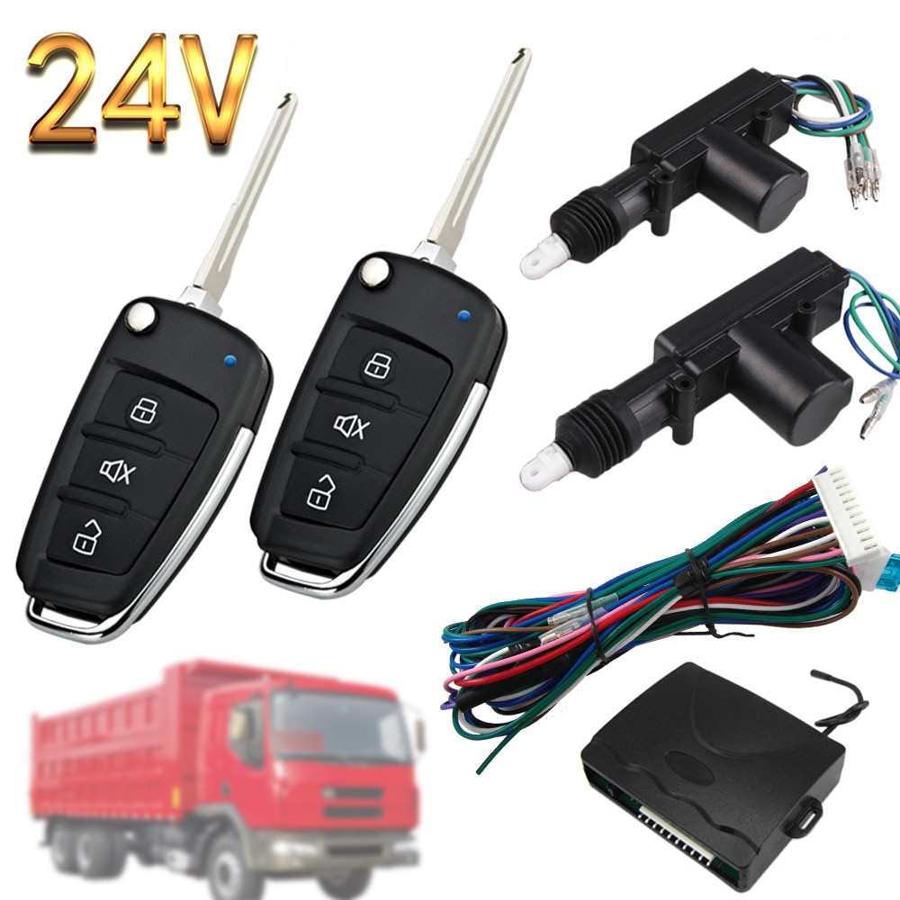 24V Truck Central Lock Waterproof Dustproof for 24V Trucks Engineering Vehicle Wagon