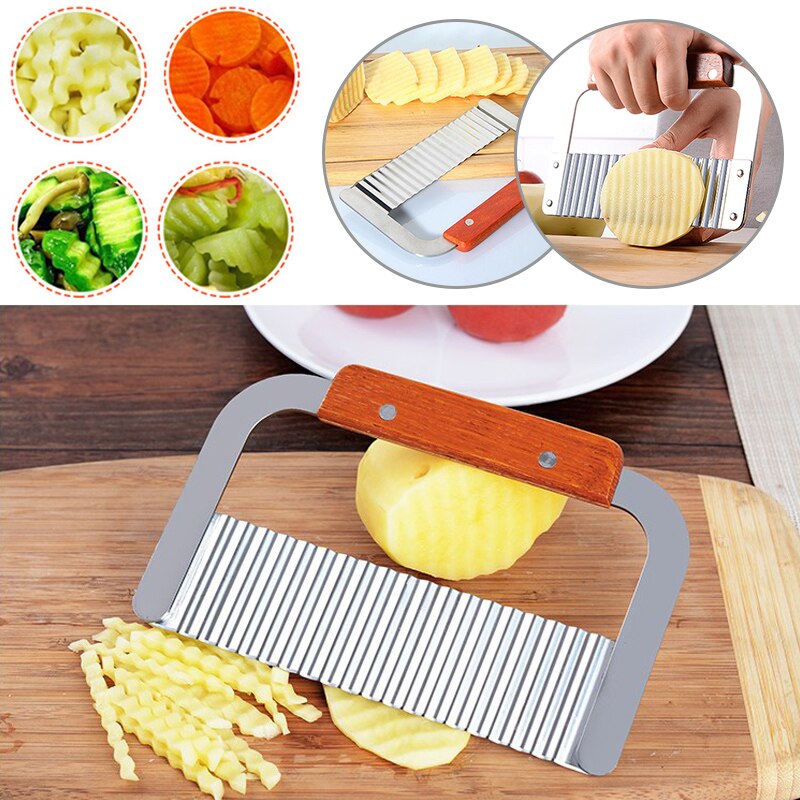 Aço inoxidável batata frita máquina de corte tiras batata cortador corte em tiras slicer ferramenta cozinha casa