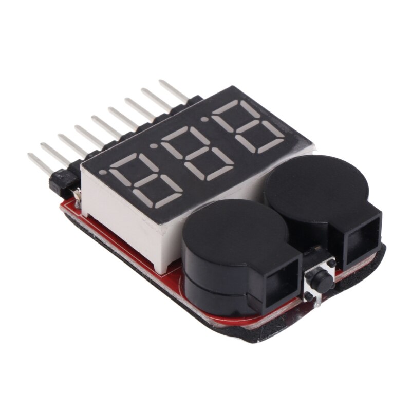 1-8s lipo / li-ion / fe rc båtbatteri 2 i 1 tester ledet lavspennings sommer alarm whosale &