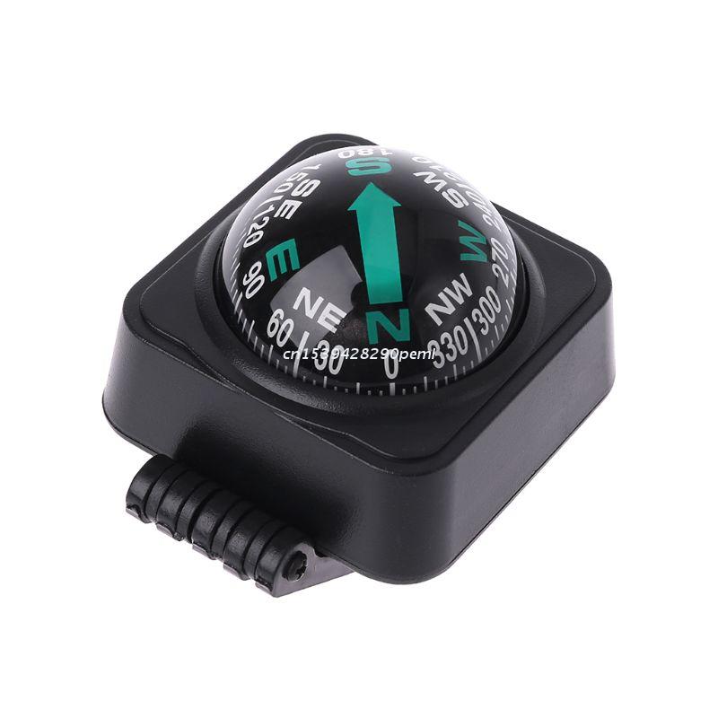 Auto Vehicle Navigating Car Compass Ball Adjustable: Default Title