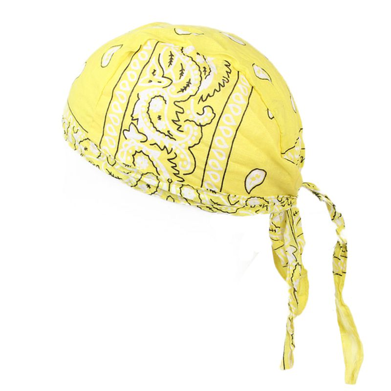 Cycling Bandana Skull Cap Beanie Lightweight Adjustable Cotton Biker Hat Hood Headband,: QY