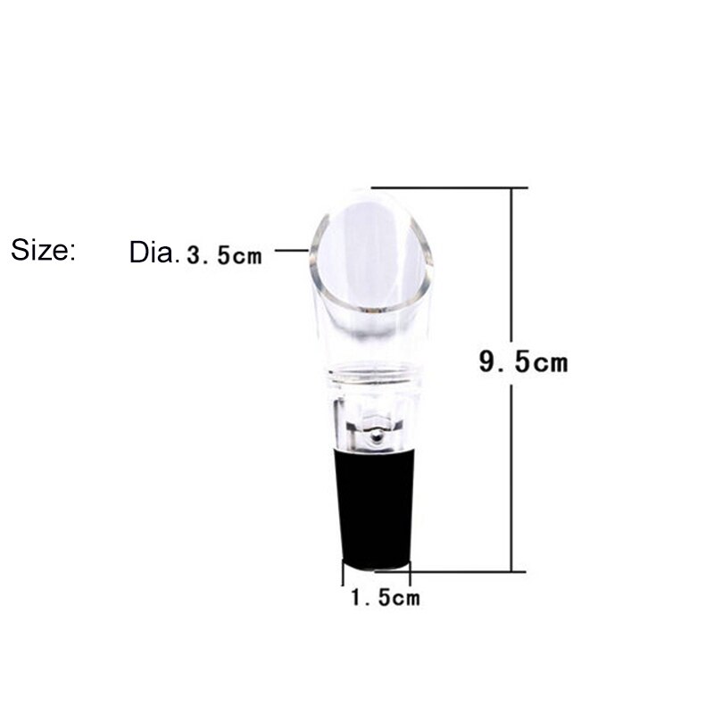 2 Stuks Mini Rode Wijn Beluchter Wijn Schenker Decanter Cap Rode Wijn Dispenser Voor Flessen Bar Accessoires