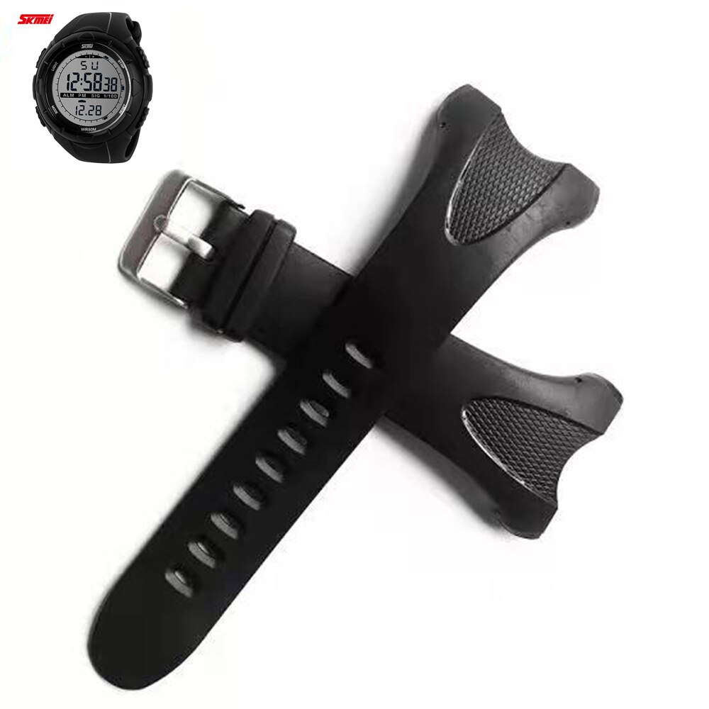 Sports Watch Accessories for Skmei 1025 Plastic Wristband Adjustable Replacement Watch Strap Band