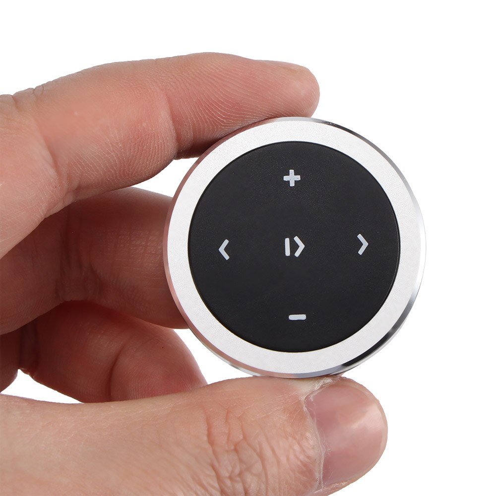 Draadloze Bluetooth Afstandsbediening Auto Stuurwiel Motorcycle Fietsstuur Media Knop Voor Ios Android Telefoon Auto Kit