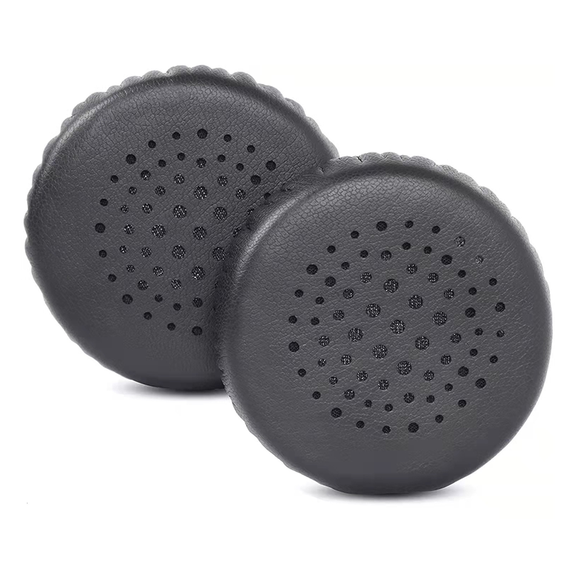 Ear Pads Cushion For Jabra evolve 20 20se 30 30II 40 65 Headphone Replacement Earpads Soft Touch Leather Foam Sponge Earmuff: Black