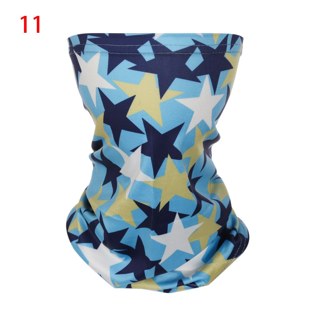 Enfants élastique Anti-UV tête visage cou guêtre Tube anti-poussière Bandana écharpe demi visage foulards en plein air cyclisme accessoires: 11